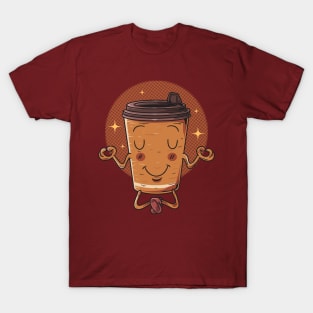 Yoga Coffee Pose T-Shirt